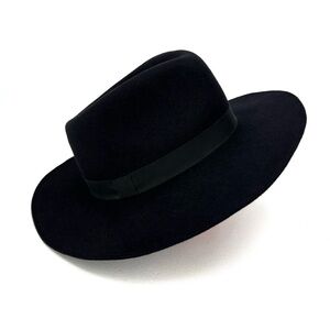Peruvian Connection Women’s Western Hat Black Fur Felt EUC
